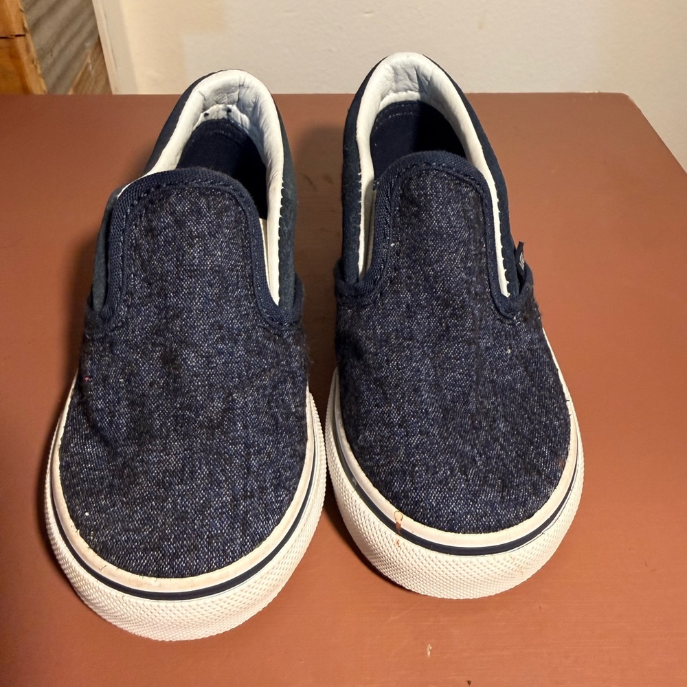 Denim Slip-On Vans Sneakers